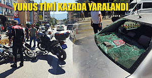 YUNUS POLİSLERİ KAZADA YARALANDI...